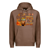 Chestnut pumpkin spice and jesus christ Premium Hoodie - Zillion Design Studio