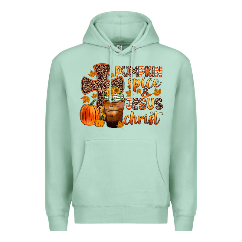 Pumpkin Spice And Jesus Christ Premium Hoodie by Zillion Design Studio | Teevron