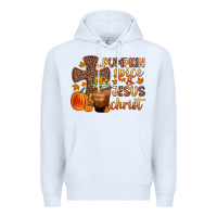 White pumpkin spice and jesus christ Premium Hoodie - Zillion Design Studio
