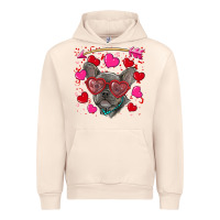 Sandshell valentine's day french bulldog puppy Urban Hoodie - RanaPortraitStore