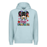 Blue Mist hello kindergarten Premium Hoodie - texasbilliewilder
