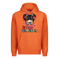 Carrot hello kindergarten Premium Hoodie - texasbilliewilder