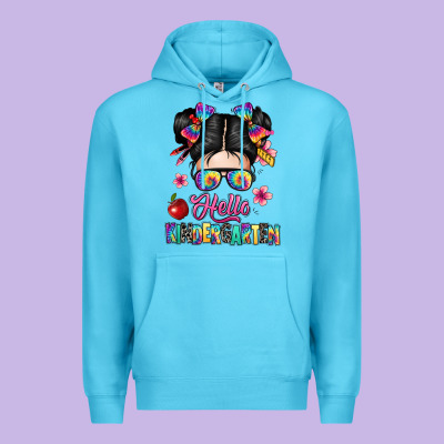 Hello Kindergarten Premium Hoodie Designed By Texasbilliewilder
