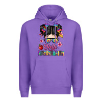 Purple hello kindergarten Premium Hoodie - texasbilliewilder