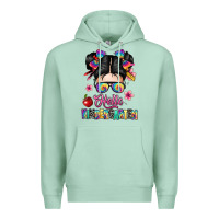 Seafoam hello kindergarten Premium Hoodie - texasbilliewilder