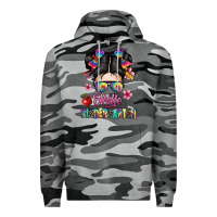 Slate Camo hello kindergarten Premium Hoodie - texasbilliewilder