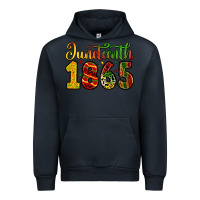 Navy juneteenth 1865 Urban Hoodie - Zillion Design Studio