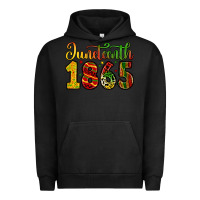 Pigment Black juneteenth 1865 Urban Hoodie - Zillion Design Studio