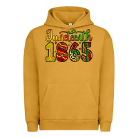 Pigment Peanut Butter juneteenth 1865 Urban Hoodie - Zillion Design Studio