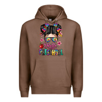 Chestnut hello preschool kid Premium Hoodie - texasbilliewilder