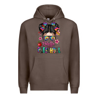 Coffee hello preschool kid Premium Hoodie - texasbilliewilder