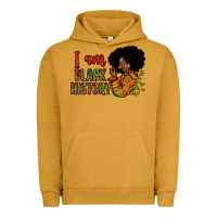 Pigment Peanut Butter i am black history Urban Hoodie - Zillion Design Studio