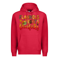 Cardinal flannels boots and bonfires Premium Hoodie - Zillion Design Studio