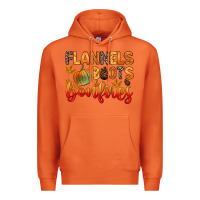 Carrot flannels boots and bonfires Premium Hoodie - Zillion Design Studio