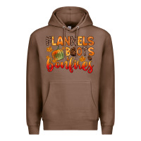 Chestnut flannels boots and bonfires Premium Hoodie - Zillion Design Studio