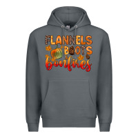 Rock flannels boots and bonfires Premium Hoodie - Zillion Design Studio