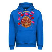 Cobalt valentine's day toy poodle Urban Hoodie - RanaPortraitStore