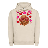 Pigment French Oak valentine's day toy poodle Urban Hoodie - RanaPortraitStore