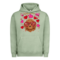Pigment Oil Green valentine's day toy poodle Urban Hoodie - RanaPortraitStore