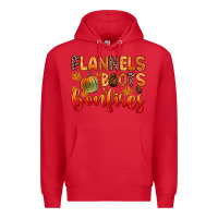 Red flannels boots and bonfires Premium Hoodie - Zillion Design Studio
