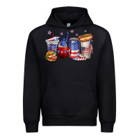 Black 4th of july coffee cups Urban Hoodie - texasbilliewilder