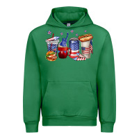 Emerald 4th of july coffee cups Urban Hoodie - texasbilliewilder