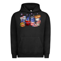 Pigment Black 4th of july coffee cups Urban Hoodie - texasbilliewilder