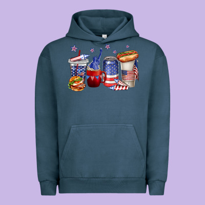 Urban Hoodie 4th of july coffee cups