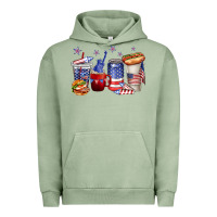Pigment Oil Green 4th of july coffee cups Urban Hoodie - texasbilliewilder