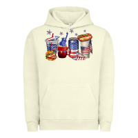 Pigment Pistachio 4th of july coffee cups Urban Hoodie - texasbilliewilder
