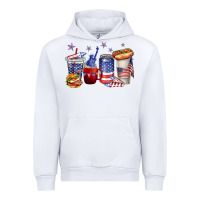 White 4th of july coffee cups Urban Hoodie - texasbilliewilder
