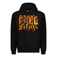 Black fall vibes Premium Hoodie - Zillion Design Studio