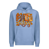 Colony Blue fall vibes Premium Hoodie - Zillion Design Studio