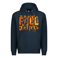 Navy fall vibes Premium Hoodie - Zillion Design Studio