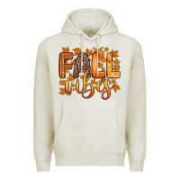 Oatmeal Heather fall vibes Premium Hoodie - Zillion Design Studio