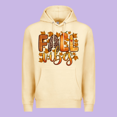 Fall Vibes Premium Hoodie Designed By Zillion Design Studio
