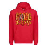 Red fall vibes Premium Hoodie - Zillion Design Studio