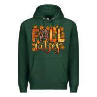 Sports Green fall vibes Premium Hoodie - Zillion Design Studio