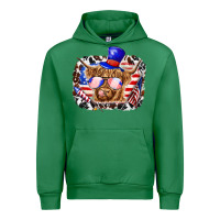 Emerald 4th of july cow Urban Hoodie - texasbilliewilder