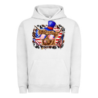 Pigment Lunar Rock 4th of july cow Urban Hoodie - texasbilliewilder