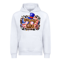 White 4th of july cow Urban Hoodie - texasbilliewilder
