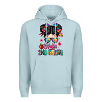Blue Mist hello second grade kid Premium Hoodie - texasbilliewilder