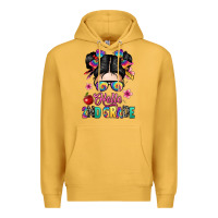 Mustard hello second grade kid Premium Hoodie - texasbilliewilder