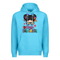 Ocean Blue hello second grade kid Premium Hoodie - texasbilliewilder