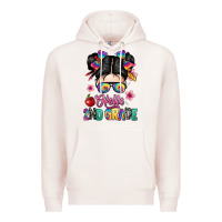 Pale Pink hello second grade kid Premium Hoodie - texasbilliewilder