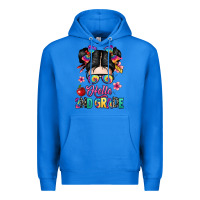 True Royal hello second grade kid Premium Hoodie - texasbilliewilder