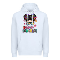 White hello second grade kid Premium Hoodie - texasbilliewilder