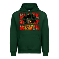 Forest Green black history month Urban Hoodie - Zillion Design Studio