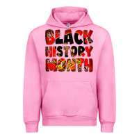 Fuchsia Pink black history month Urban Hoodie - Zillion Design Studio
