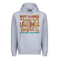 Heather Grey boots flannels bonfires leggins football Premium Hoodie - Zillion Design Studio